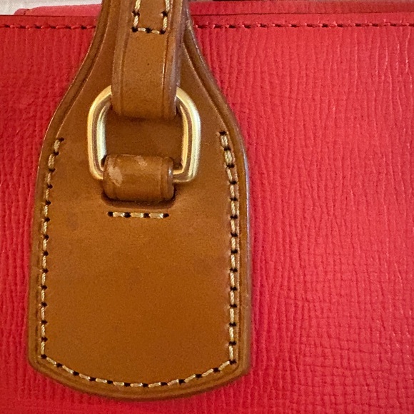 Dooney & Bourke Red and Tan Shoulder Bag - Picture 13 of 13